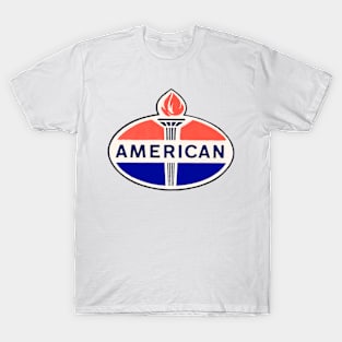 American Oil 1960s Vintage Auto Decal T-Shirt
